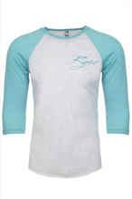 Load image into Gallery viewer, Only Son Unisex Baseball Tee Tahiti Blue