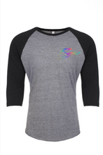 Load image into Gallery viewer, Only Son Unisex Baseball Tee Black and Grey