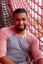 Load image into Gallery viewer, Only Son Unisex Baseball Tee Dessert Pink