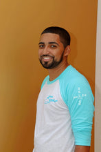 Load image into Gallery viewer, Only Son Unisex Baseball Tee Tahiti Blue