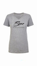 Load image into Gallery viewer, Women&#39;s Ryse Original Logo Gray T-Shirt

