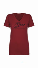 Load image into Gallery viewer, Women&#39;s Ryse Original Logo Red T-Shirt
